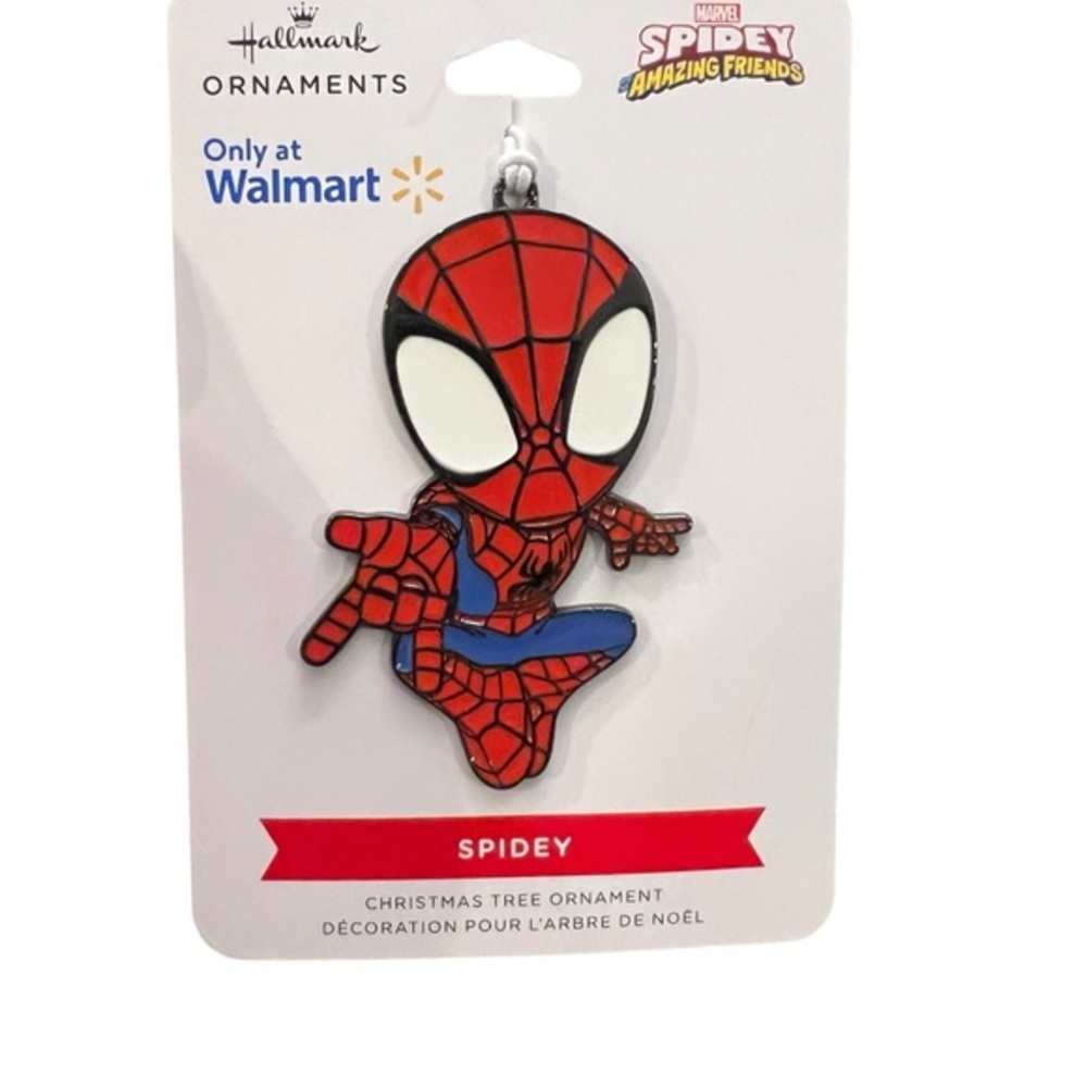 Hallmark Spidey Spider-Man Metal Enamel Christmas Ornament NEW Gift Kids